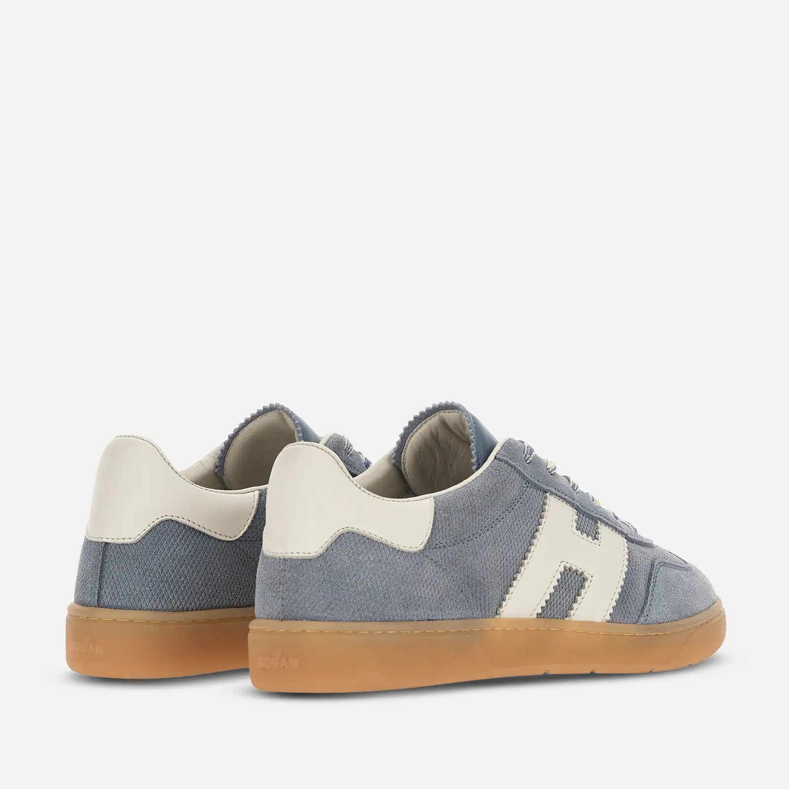 Cool Lace-Up Sneakers in Calfskin and Sheepskin