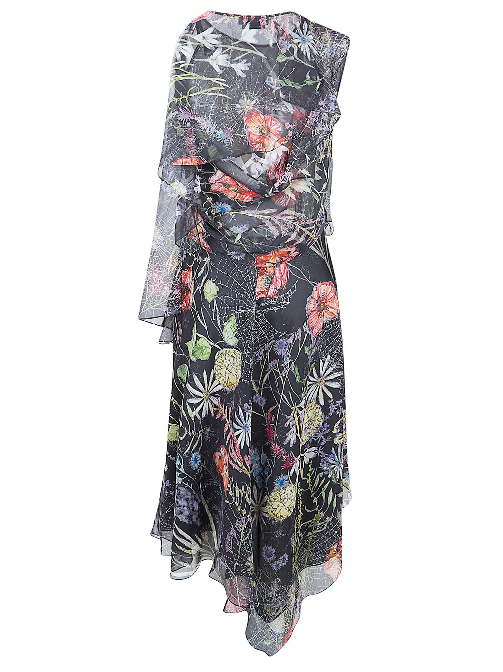 Black Chiffon Evening Dress
