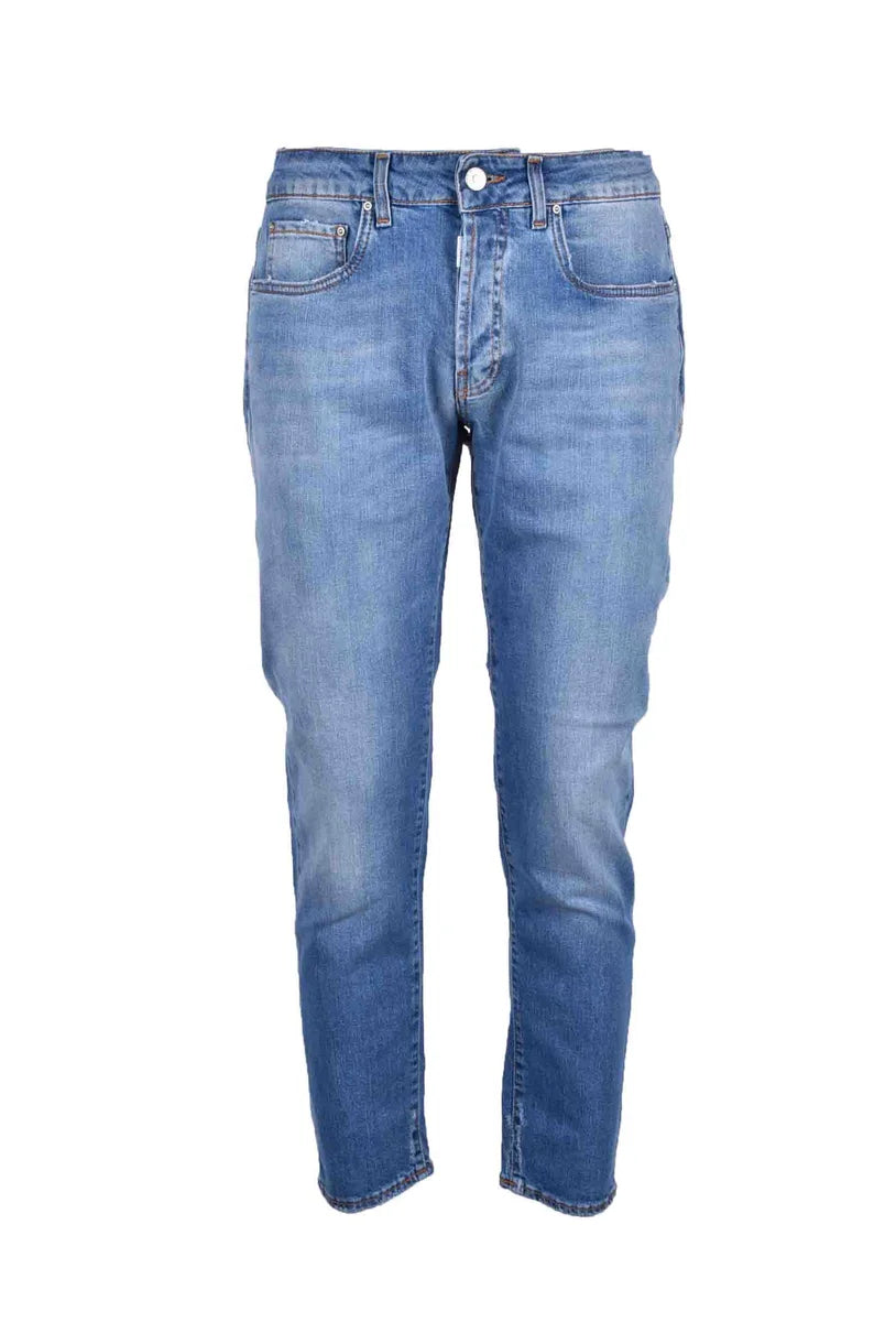 Cotton Elastane Jeans - Blue
