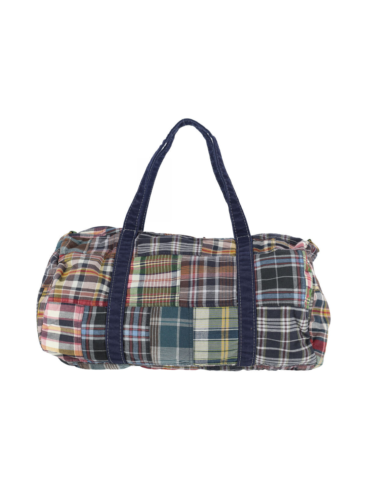 Multicolor Patchwork Pattern Duffle Bag
