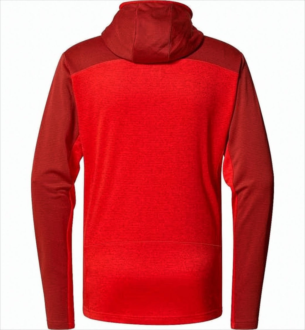 Hooded Slim Fit Jacket with Two-Tone Design