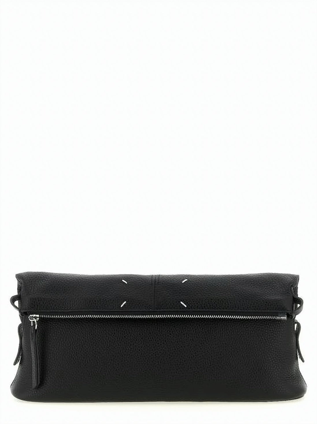 Textured Calf Leather Shoulder Bag