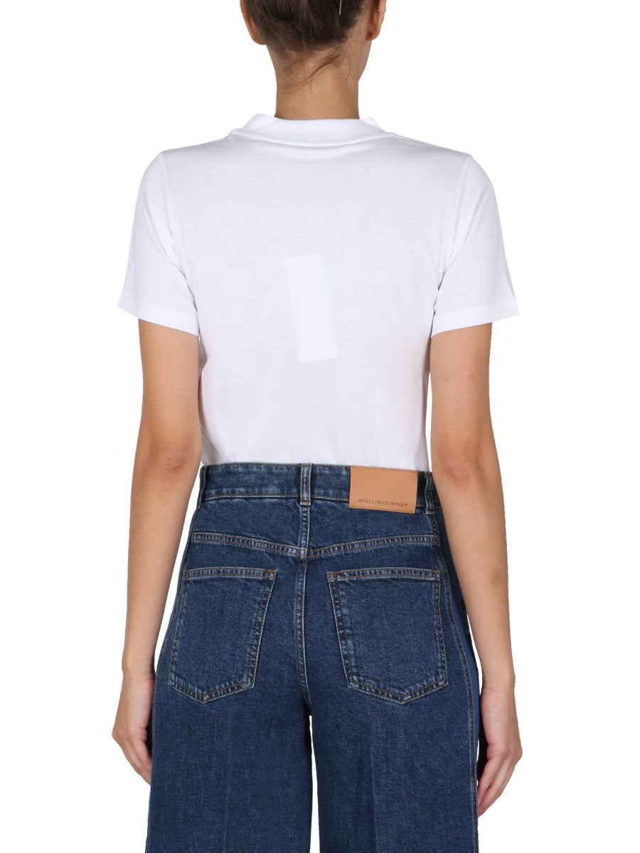 Logo Print Crew Neck T-Shirt