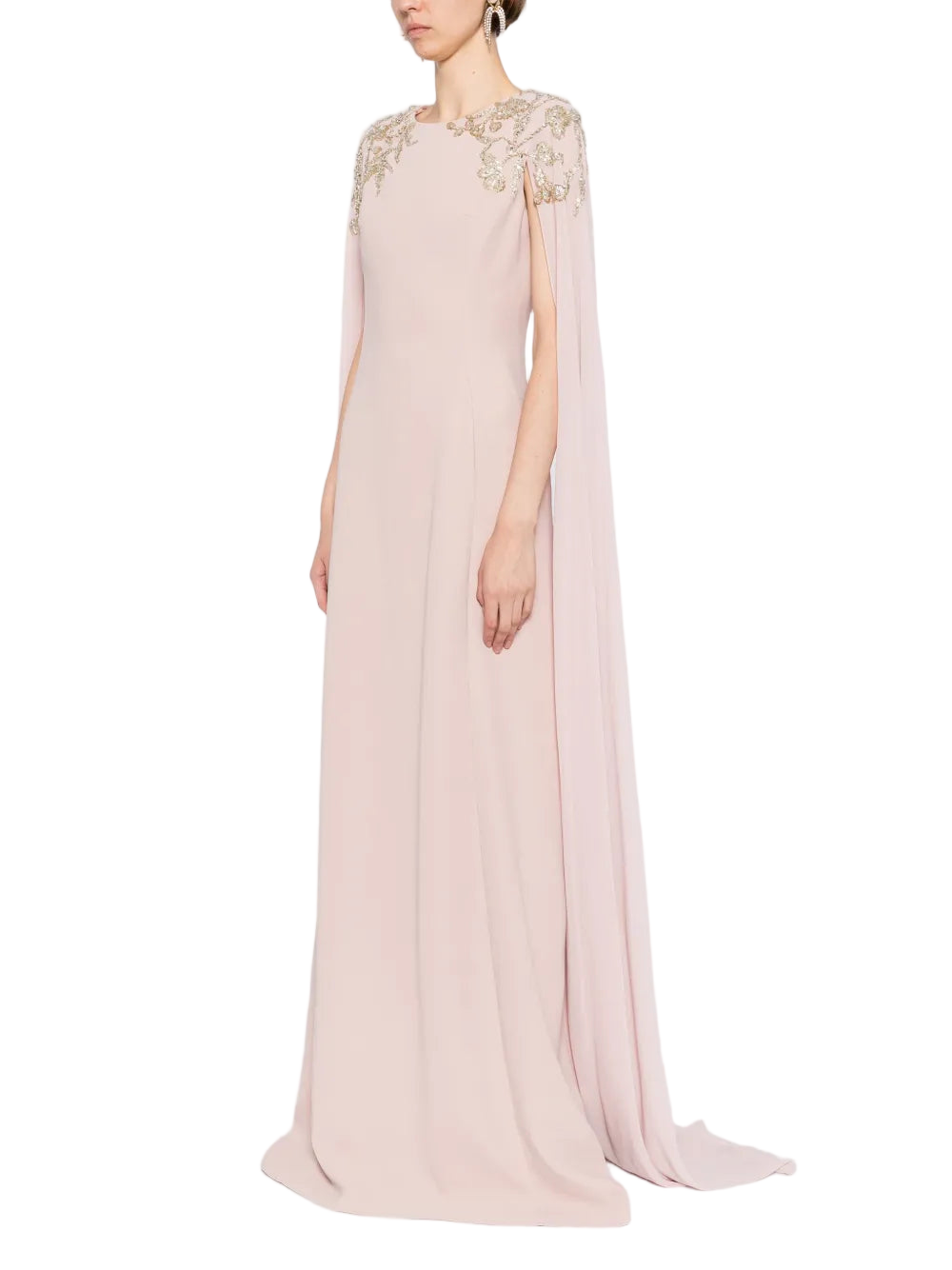 Zdobiony krepowy kaftan