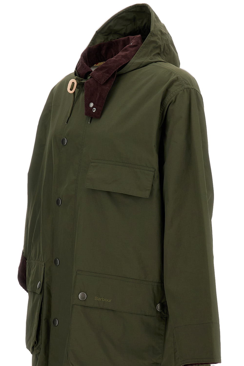 Brown Hooded Parka
