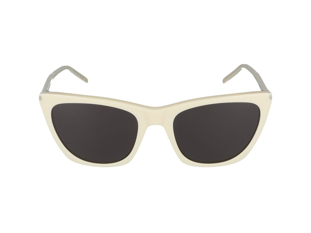 Sunglasses Saint Laurent SL 214 KATE THIN 005 ivory ivory black 55/20/145