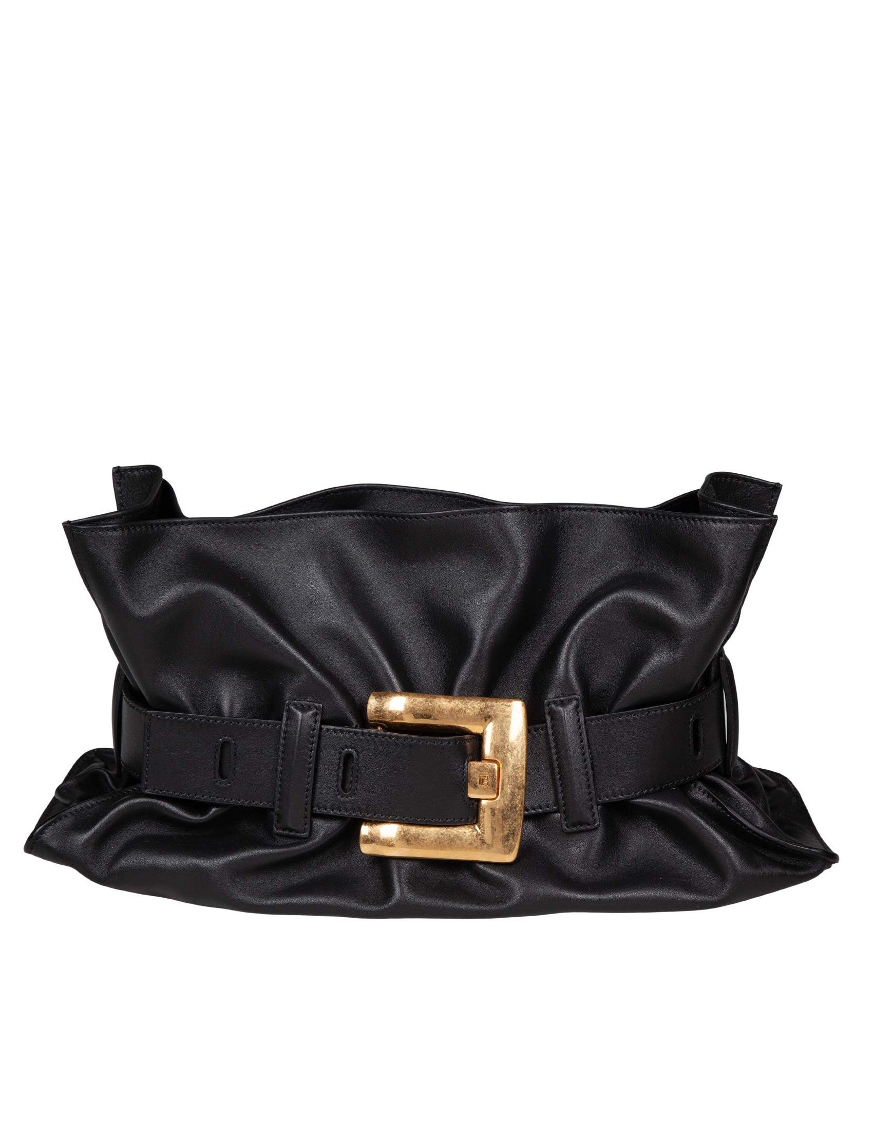 Anthem Medium Leather Handbag, Black
