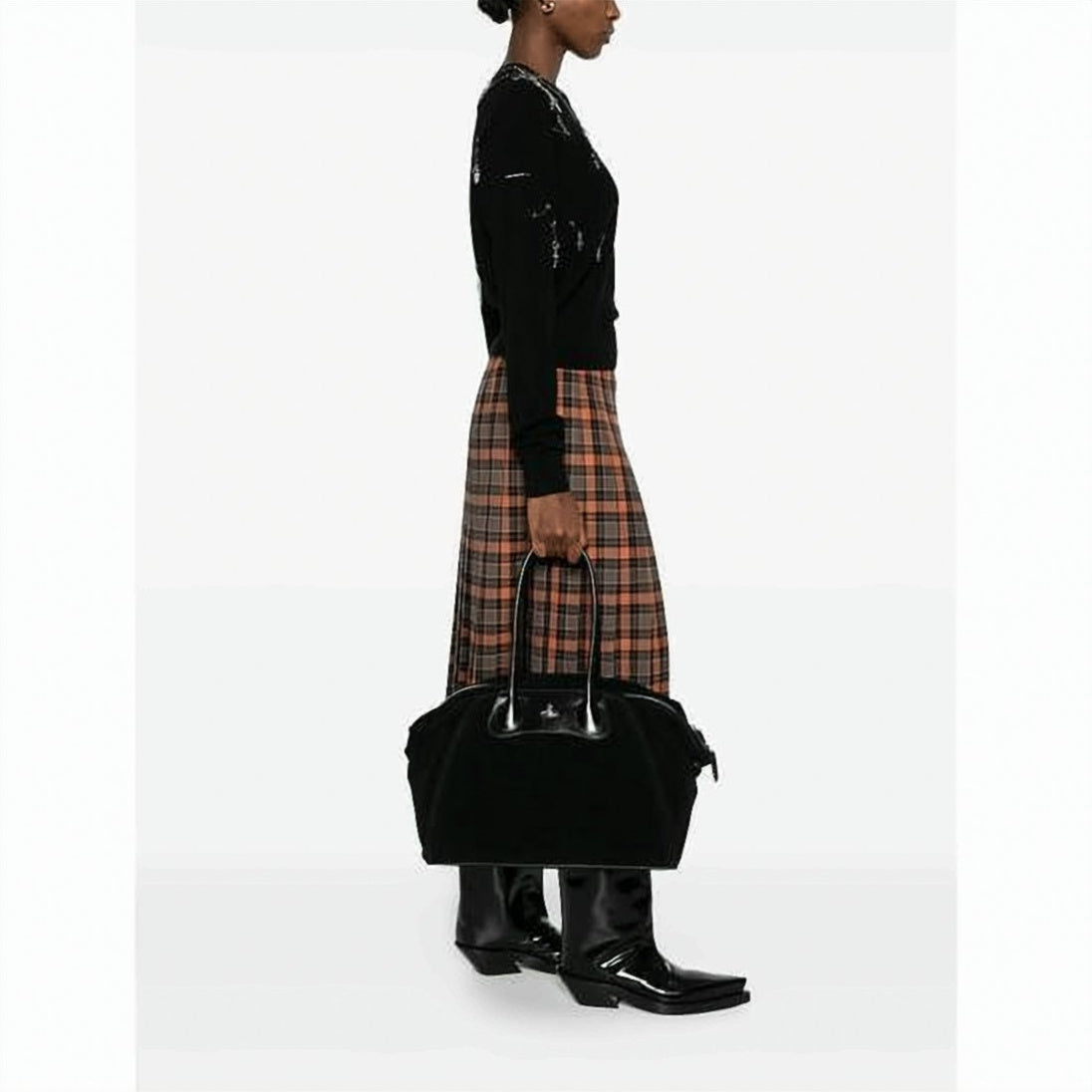 Soft Calf Leather Shoulder Bag