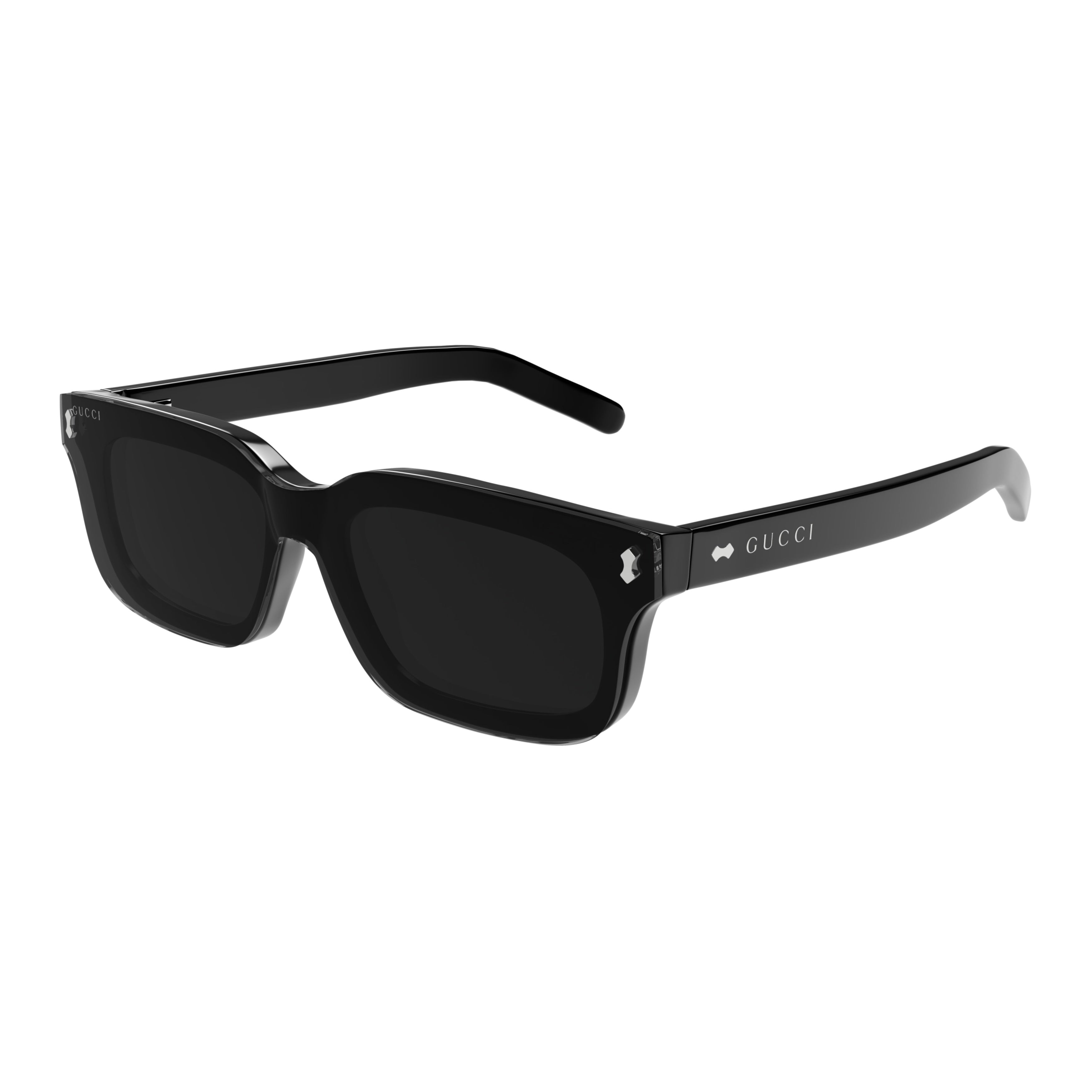 Gg1711s Bold Rectangular Frame Sunglasses