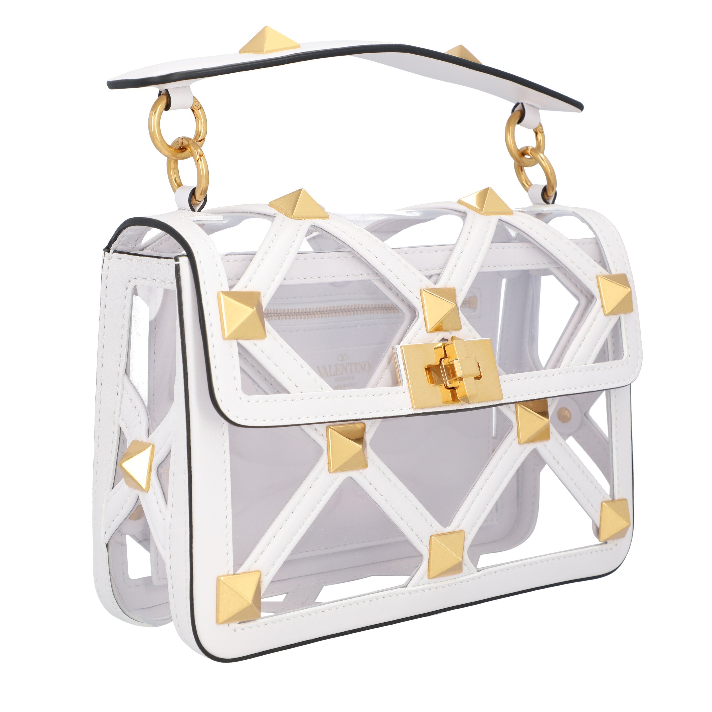 Roman Stud Bag Transparent