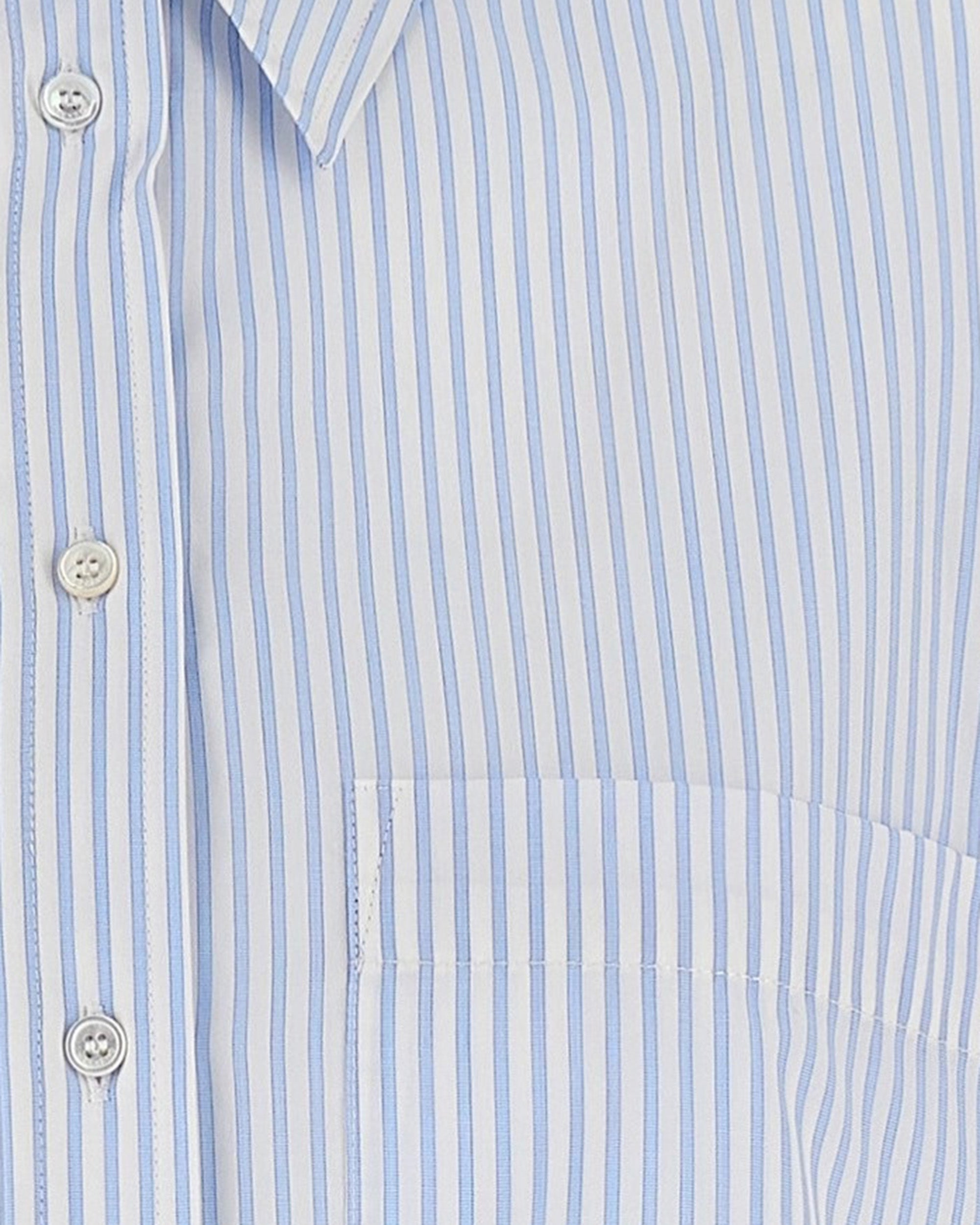Light Blue Poplin Shirt