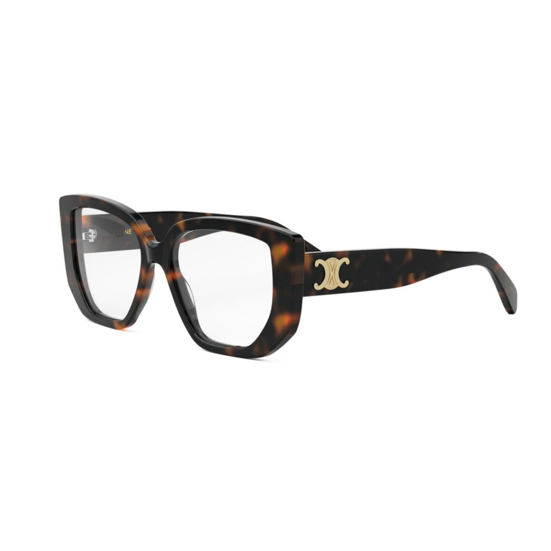 Cl50146i Oversized Square Tortoiseshell Eyeglasses