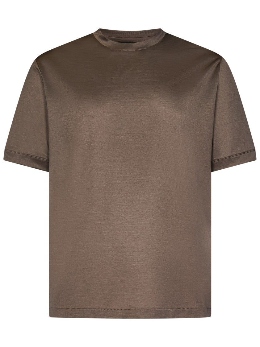 Beige Short-Sleeved T-Shirt