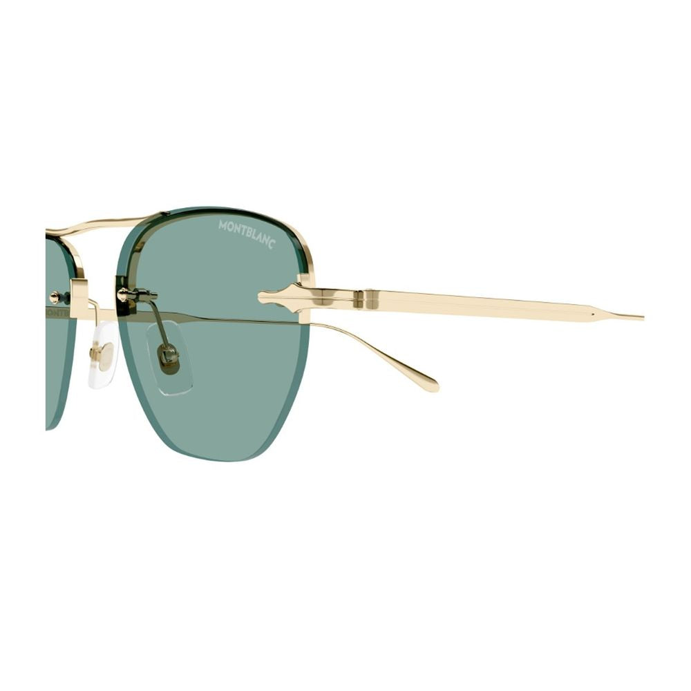 Mb0404S Linea Nib Geometric Metal Frame Sunglasses