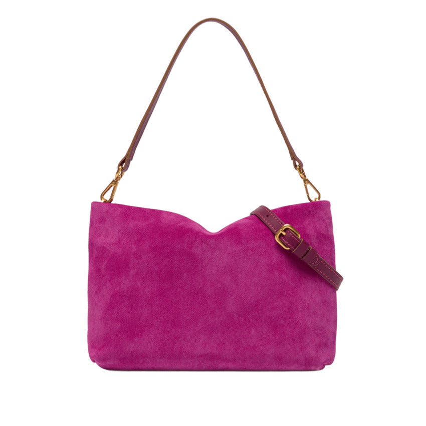 Desert Flower Suede Handbag
