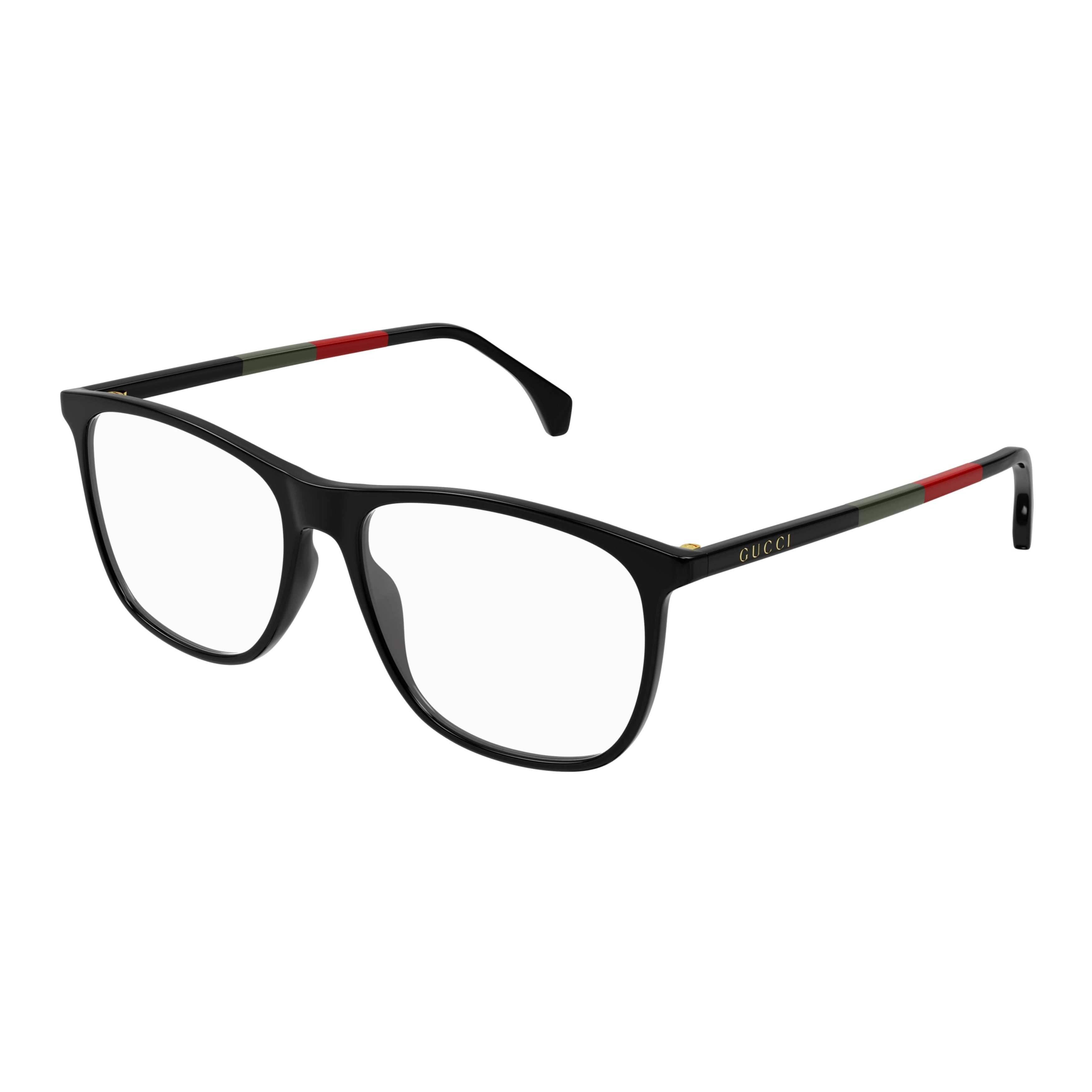 Gg0554o Square Black Acetate Eyeglasses