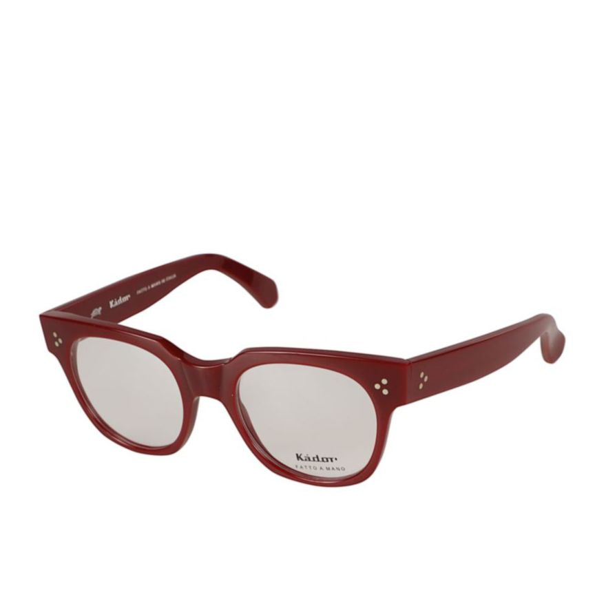Hampton Bold Rectangular Frame Eyeglasses with Glossy Finish