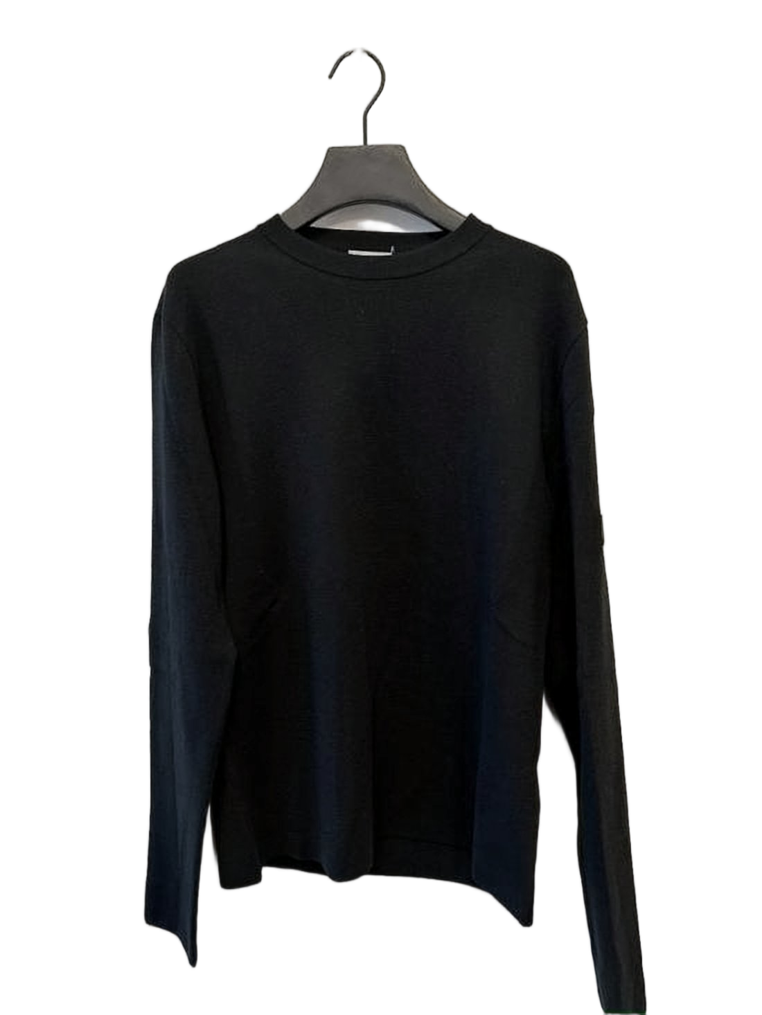 Relaxed Fit Crew Neck Wool Sweater