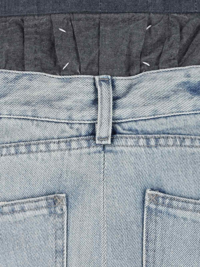 Anonimity Of The Lining' Maxi Denim Skirt – Light Blue