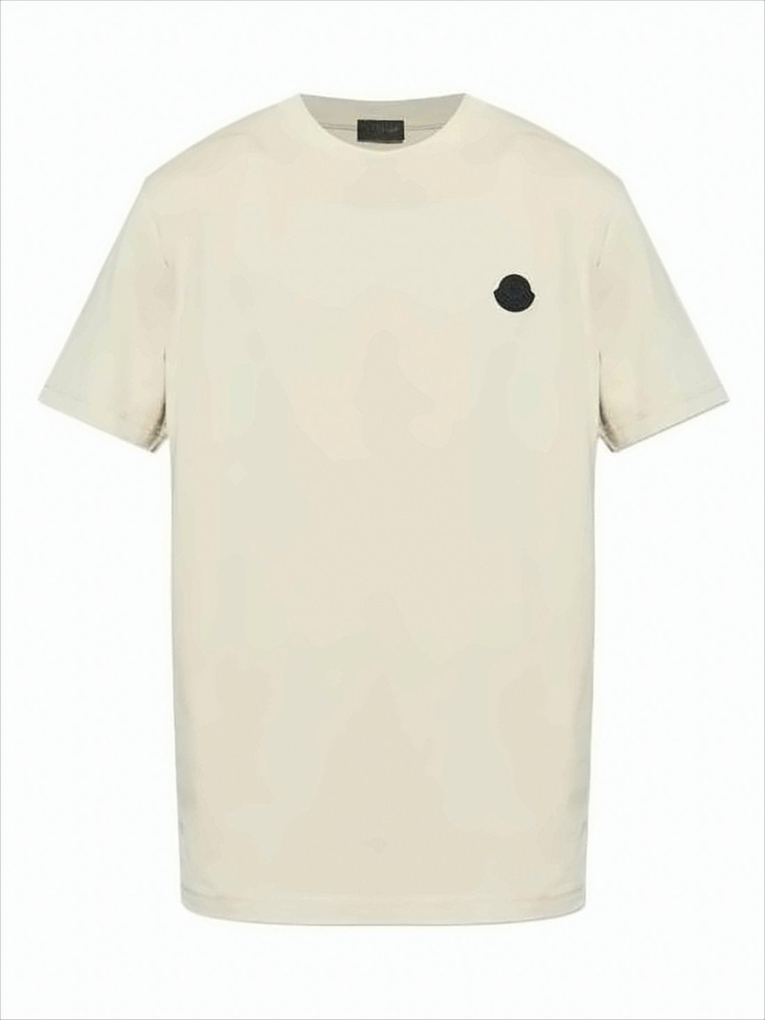 Cotton T-Shirt with Moncler Logo Patch