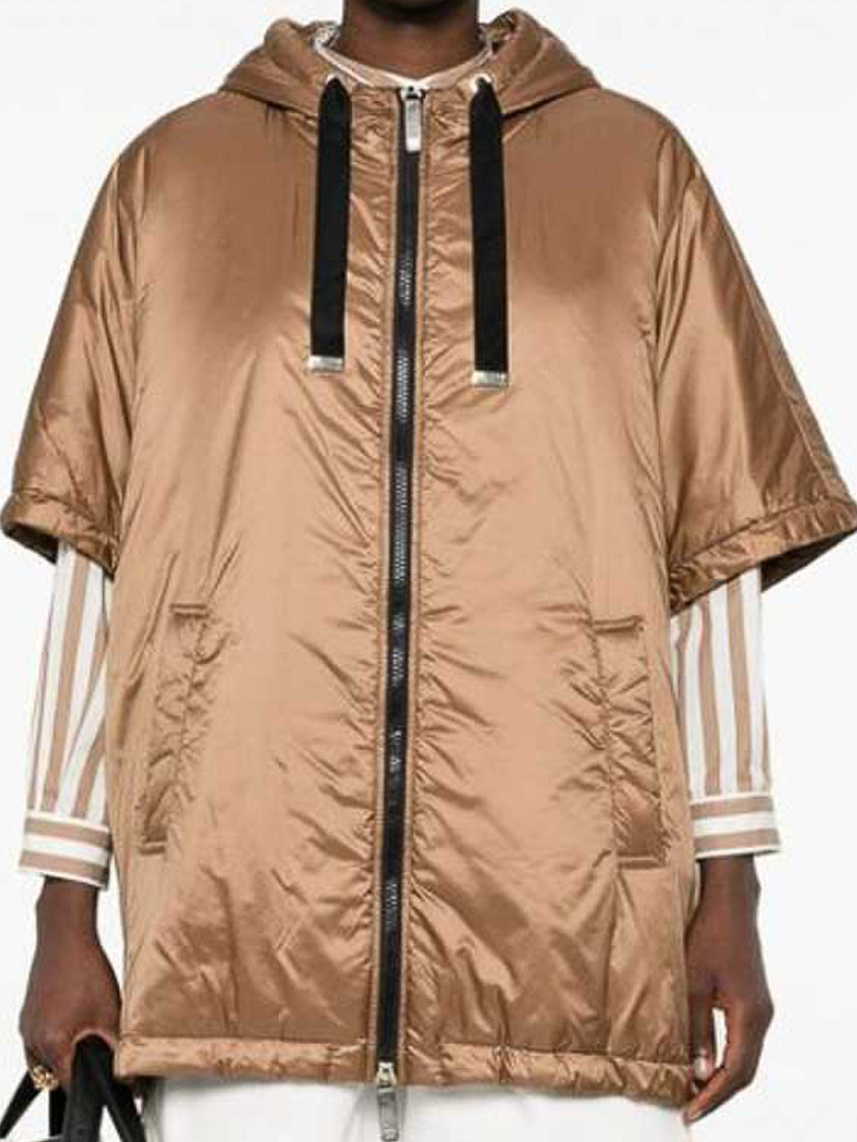 Short Padded Jacket with Smooth Finish