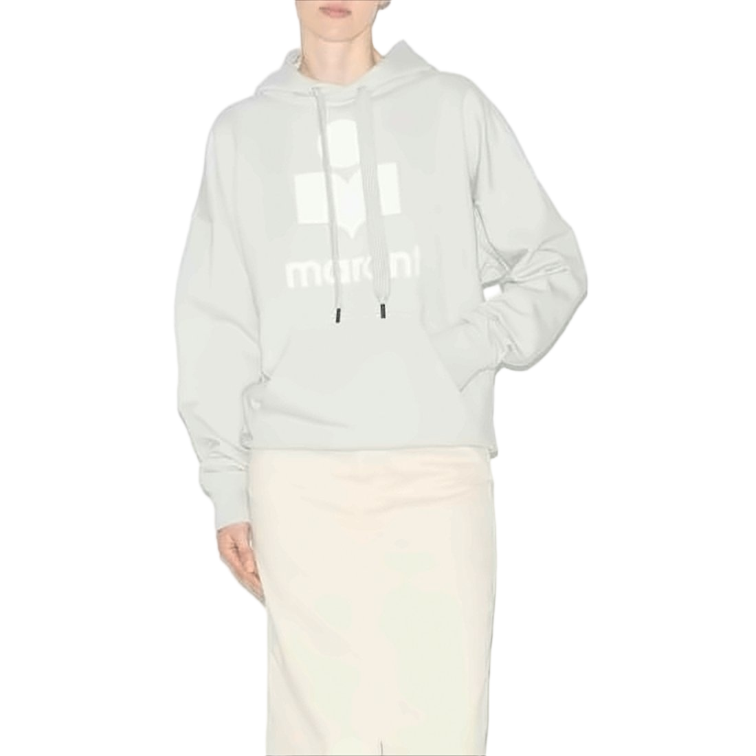 Relaxed Fit Hoodie with Bold Logo Print