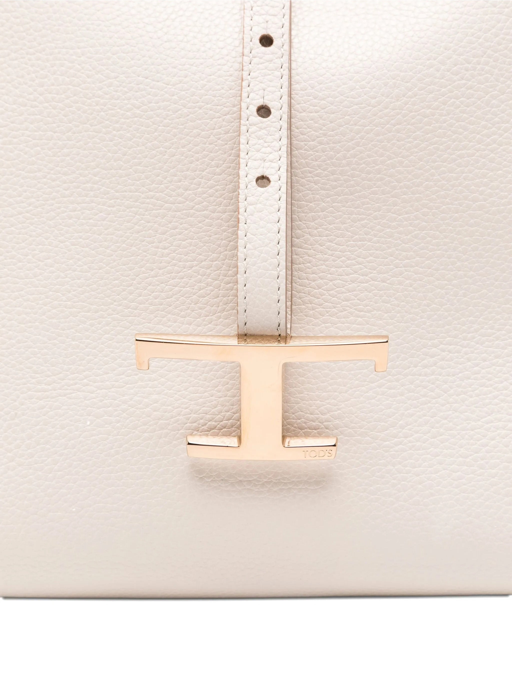 Neutral Secchiello T Timeless Pebbled Handbag