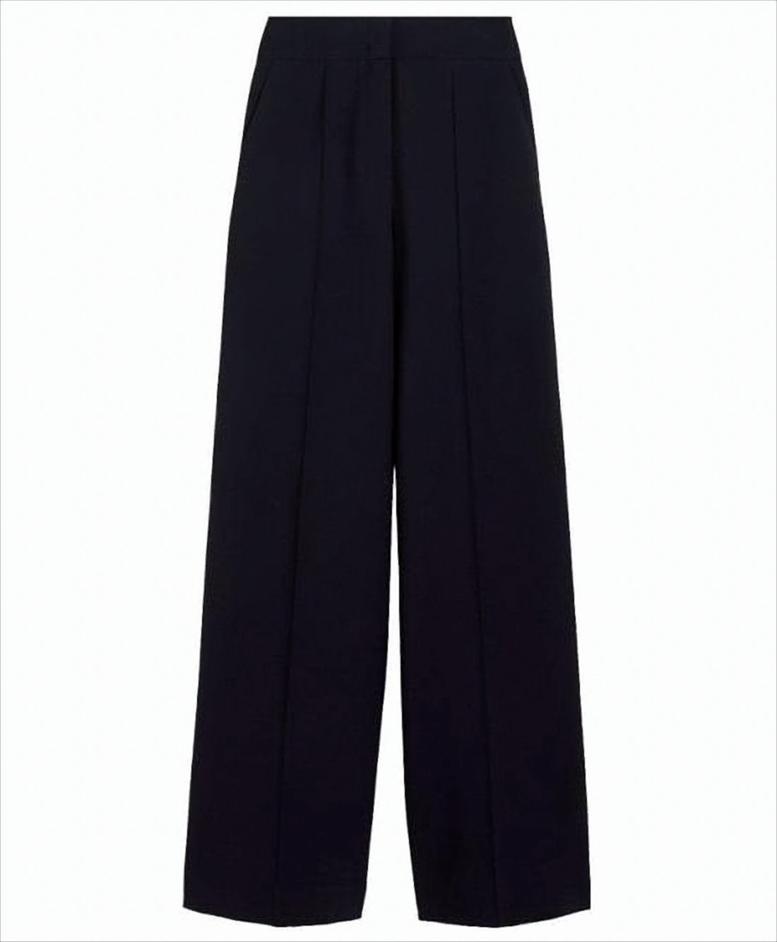 Wide-Leg Suit Pants with Tailored Fit