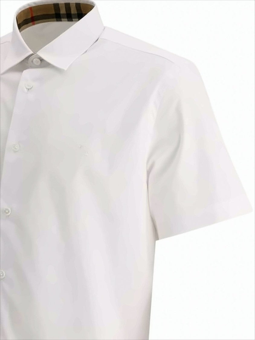 Minimalist White Short-Sleeved Shirt