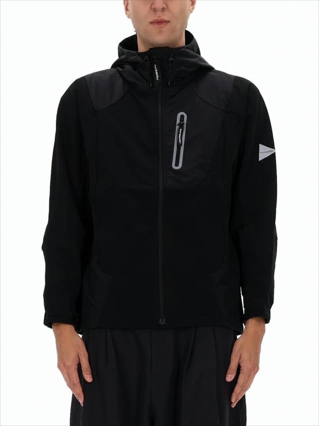 Minimalist Black Jacket with Hood
