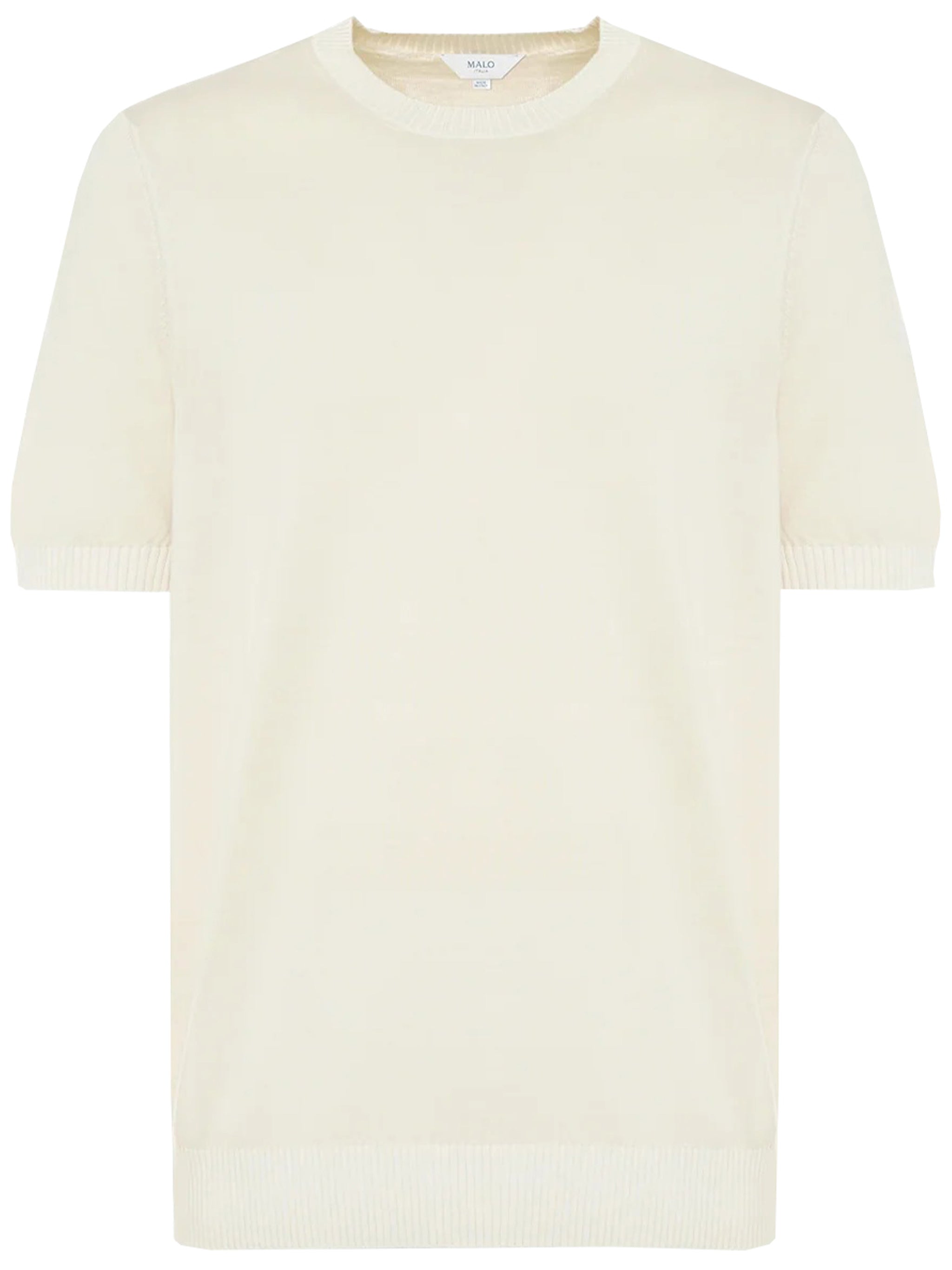 Black Lightweight Cotton Knit Top