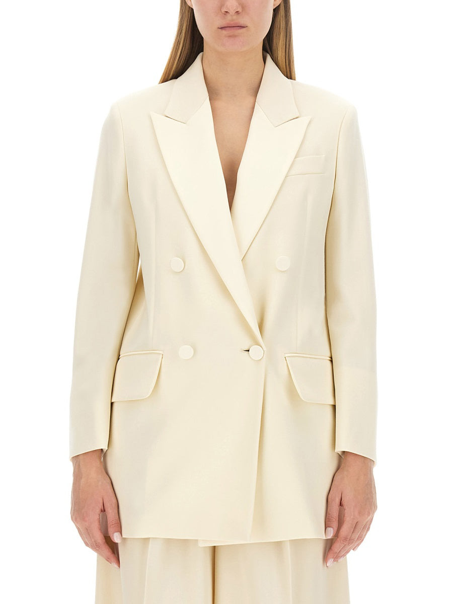 Relaxed Fit Oversized Wool Blend Jacket