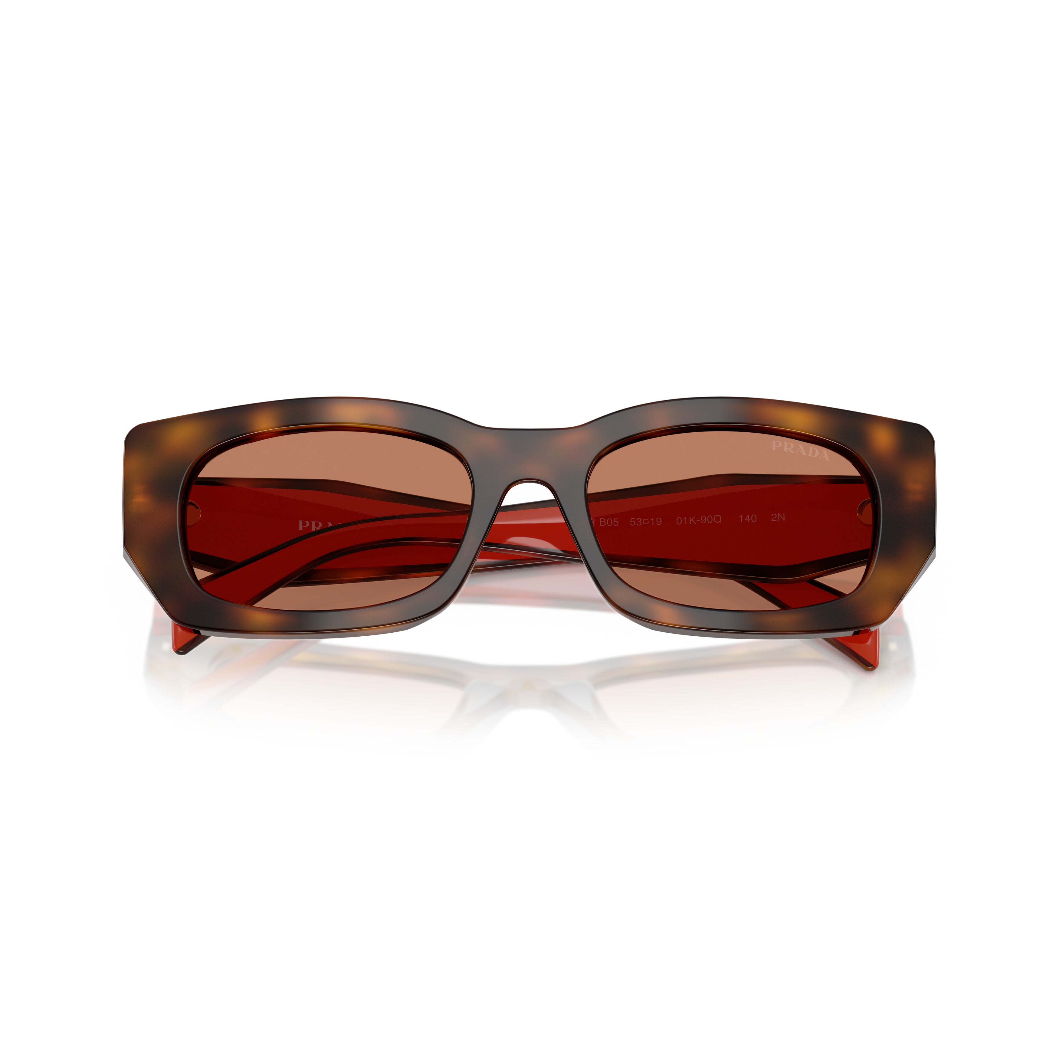 0pr B05s Rectangular Tortoiseshell Acetate Sunglasses