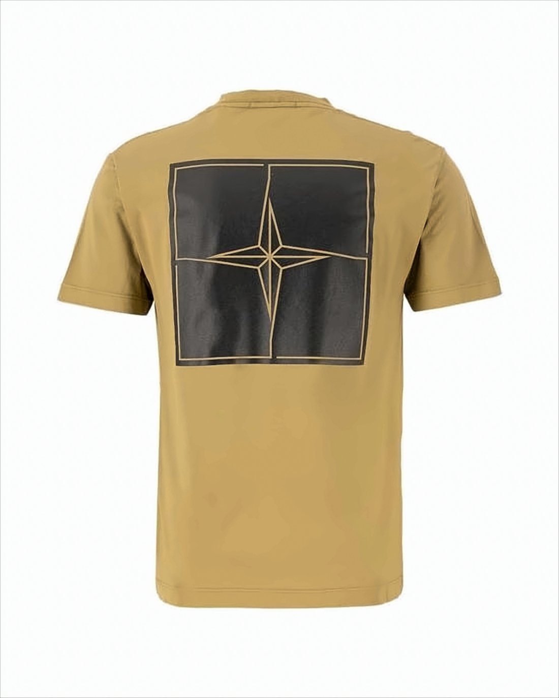 Muted Tan Graphic Print T-Shirt