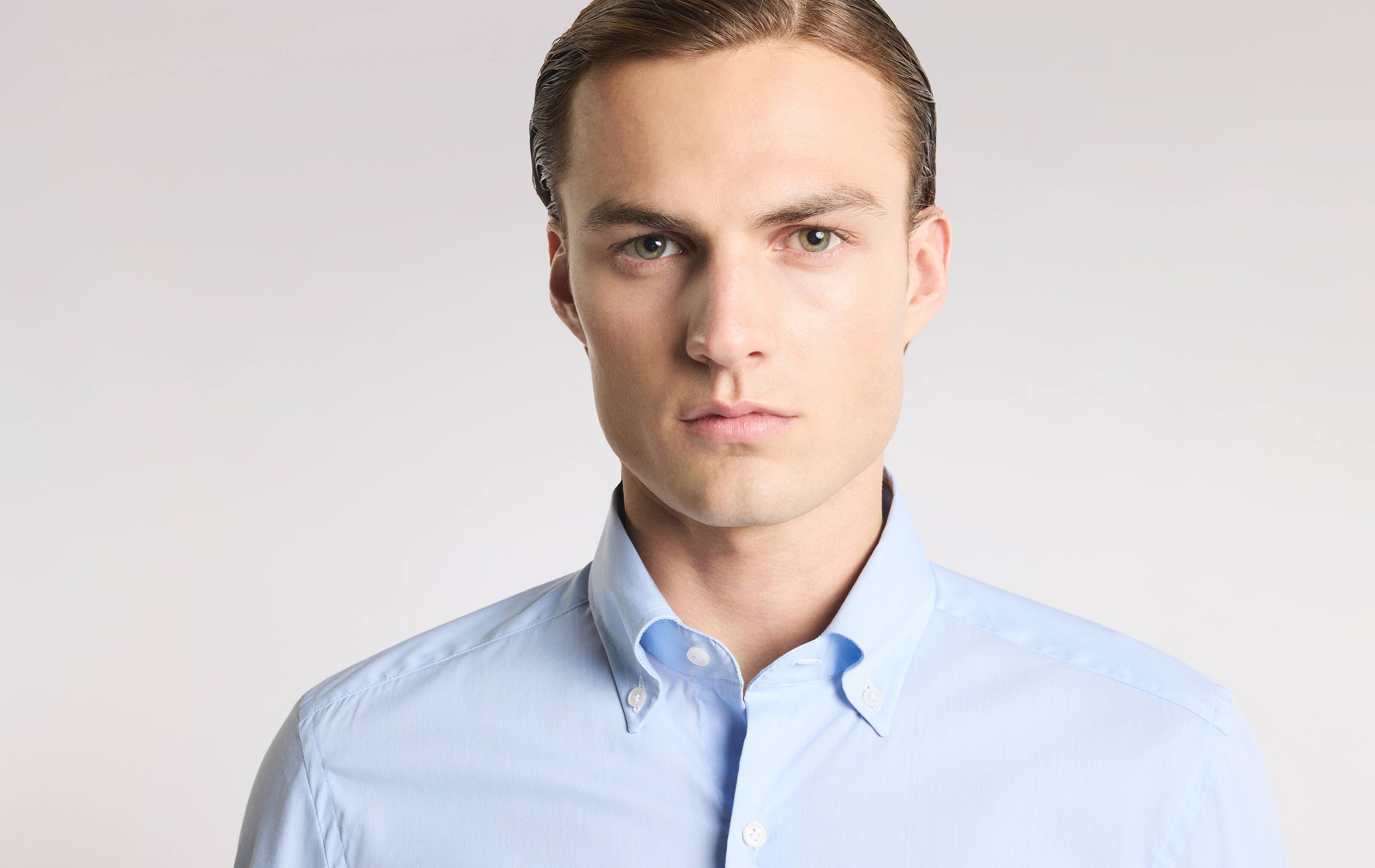 French Collar Stretch Dress Shirt