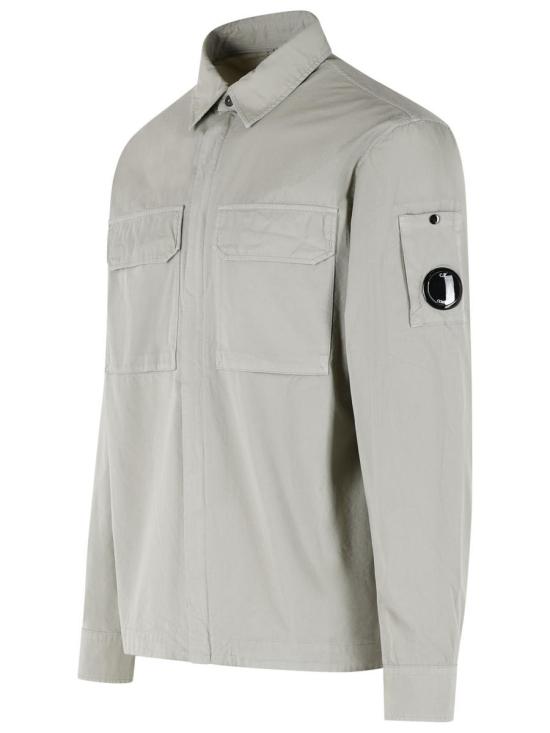 Classic Long-Sleeve Shirt with Distinctive Lens Detail