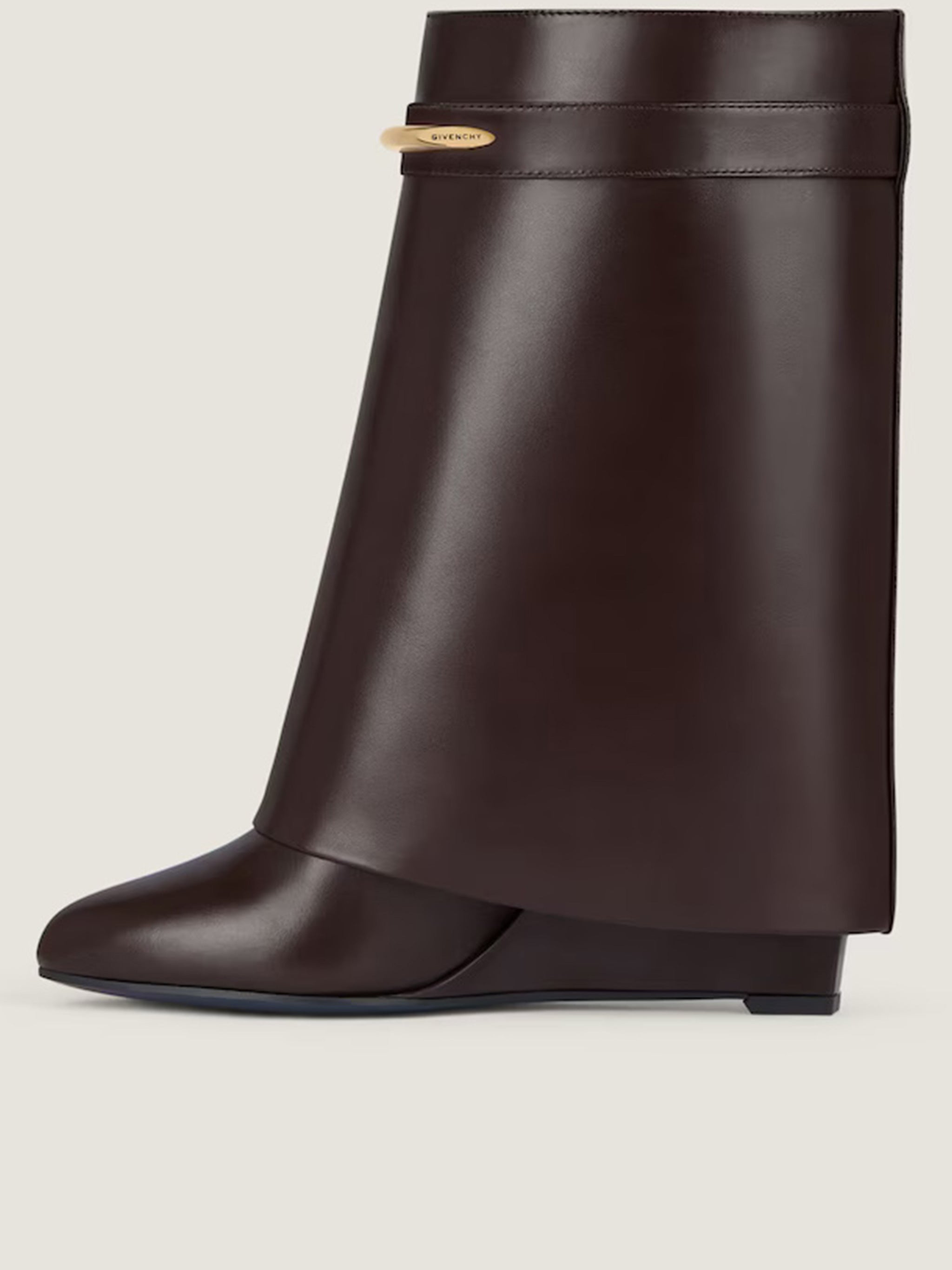 Heel Ankle Boot Pointed Calf Leather