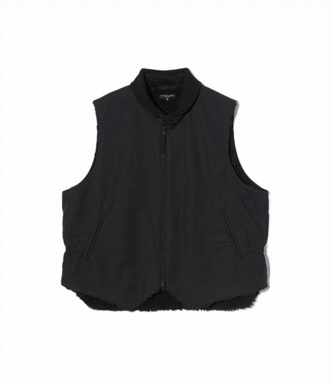 Textured Plush-Lined Men's Vest