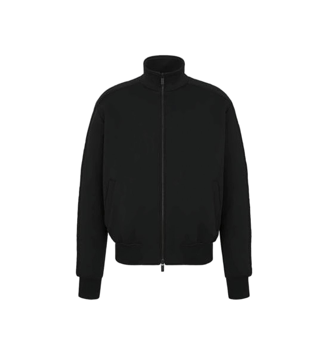 High Collar Black Jacket