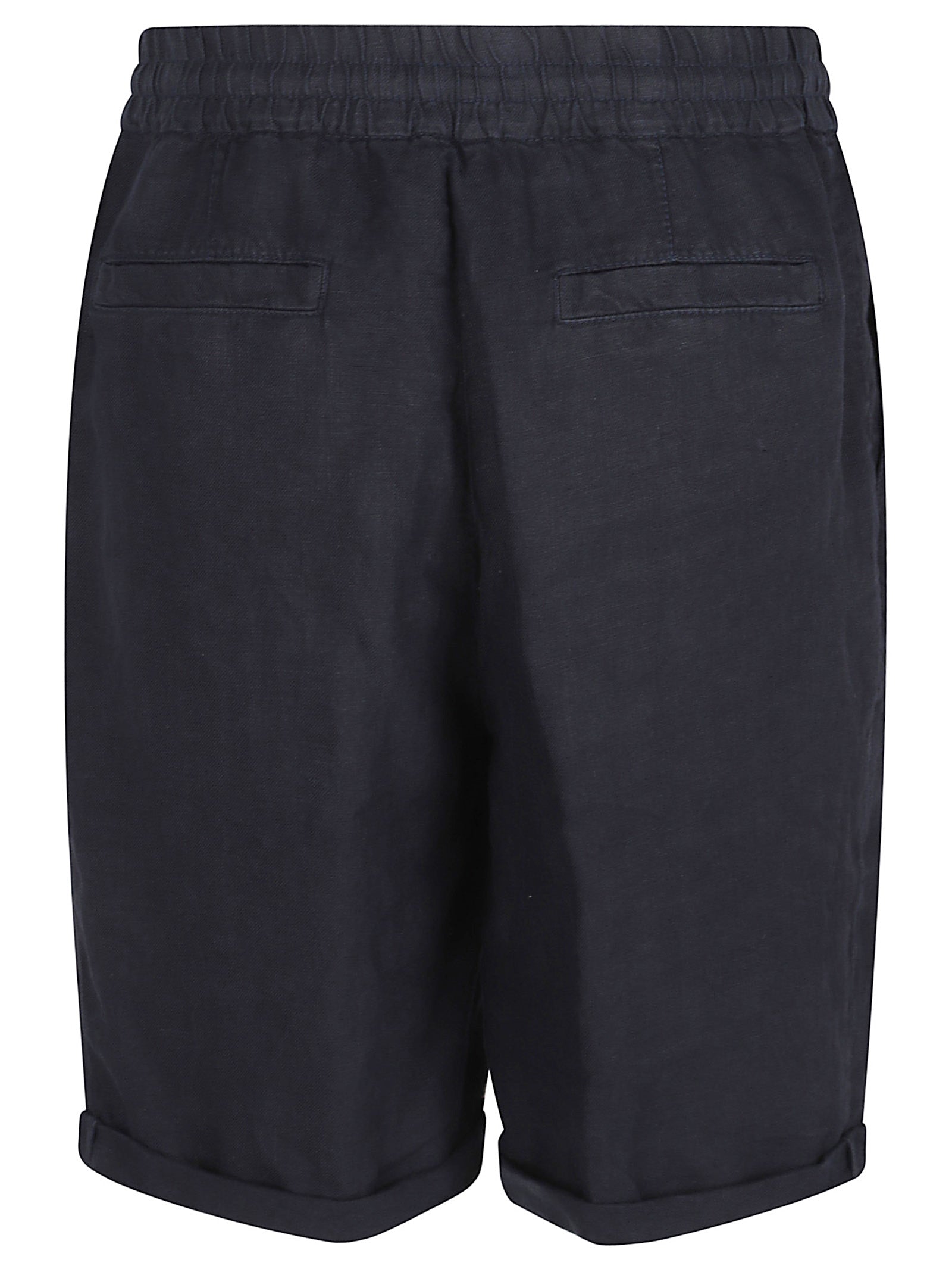 Relaxed Fit Linen Shorts with Drawstring Waistband