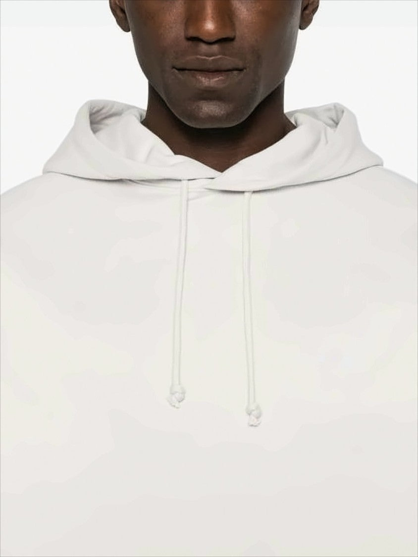 Relaxed Fit White Hoodie with Minimalist Design