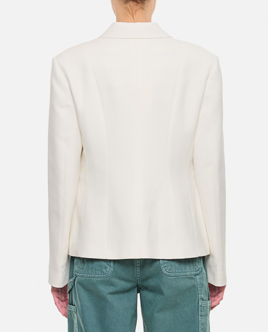 Classic Fitted Jacket With Cut-Outs