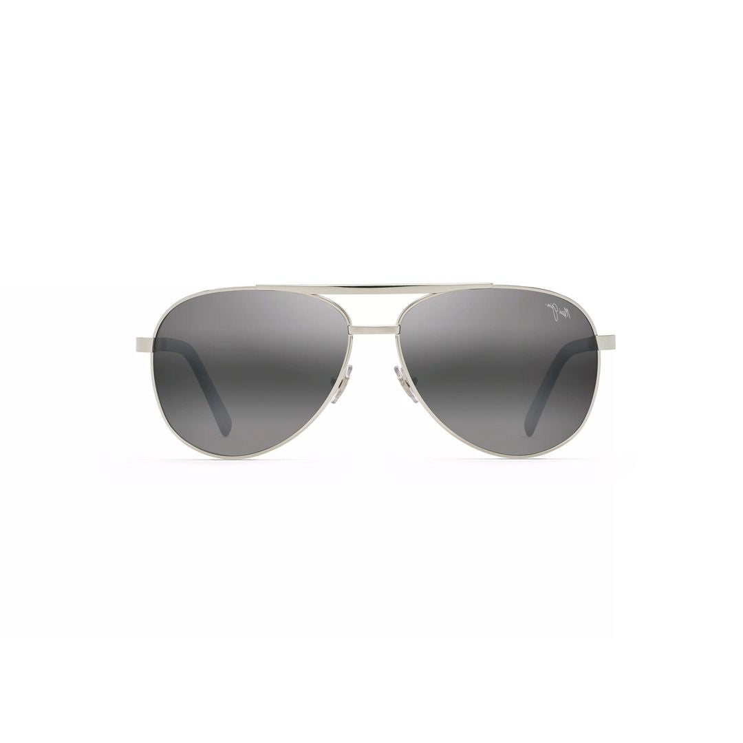 Seacliff Aviator-Style Metal Frame Sunglasses with Adjustable Nose Pads