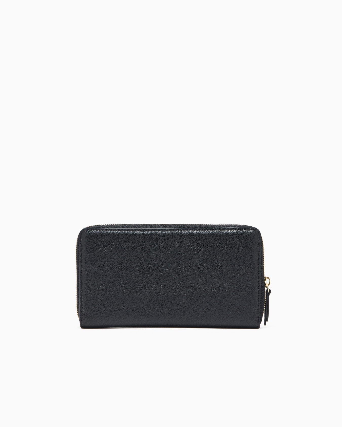 Zip Around Deer Print Leather Wallet
