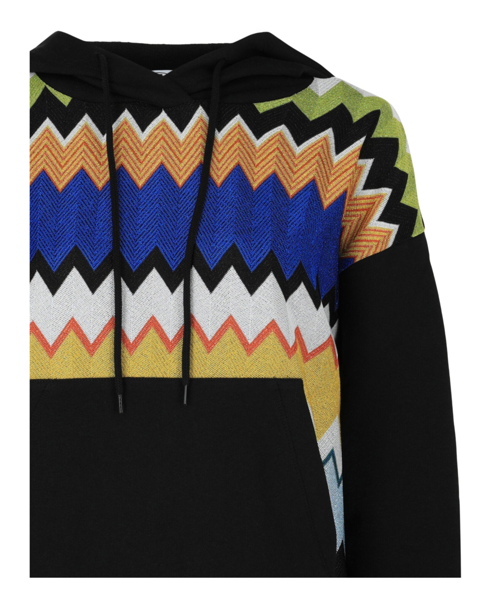 Metallic Chevron Hoodie