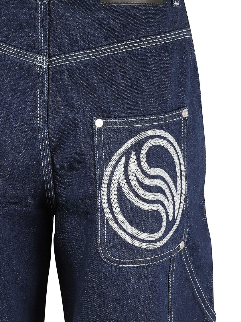 Relaxed Wide-Leg Jeans With High Waist