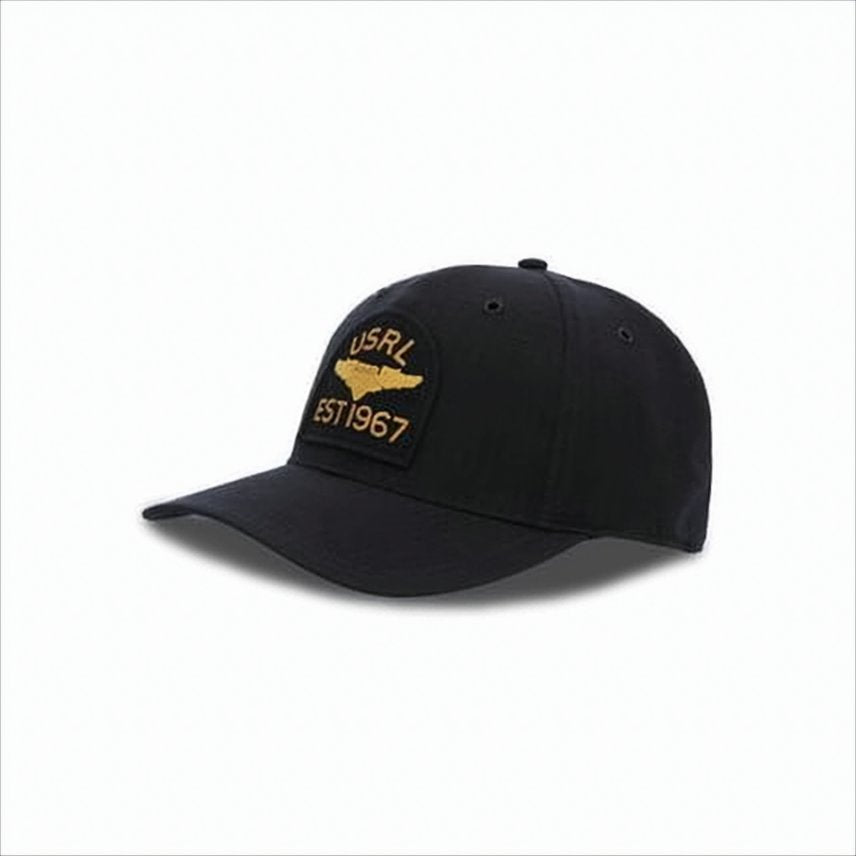 Corduroy Texture Cap with Embroidered Patches