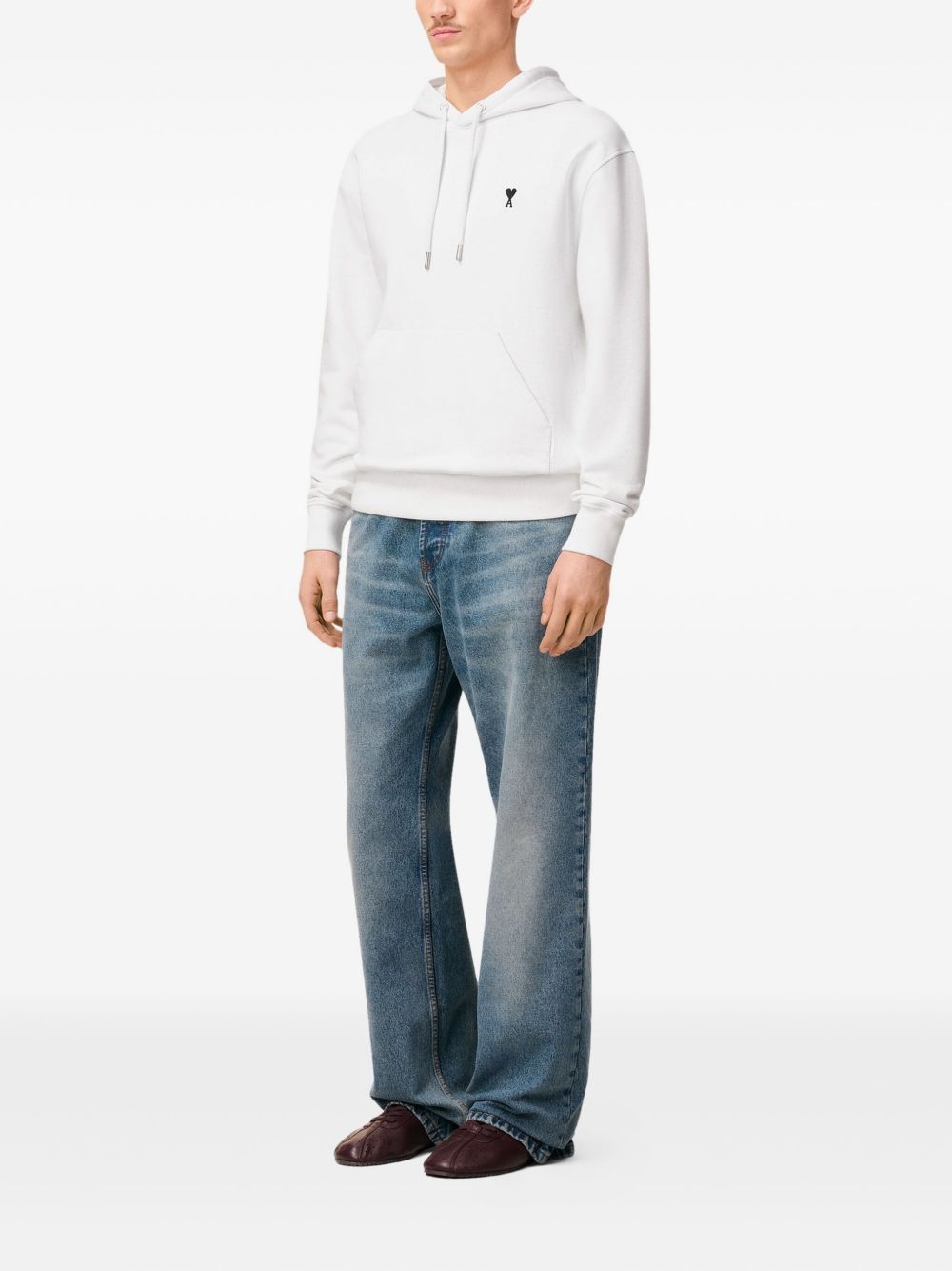 Minimalist White Hoodie