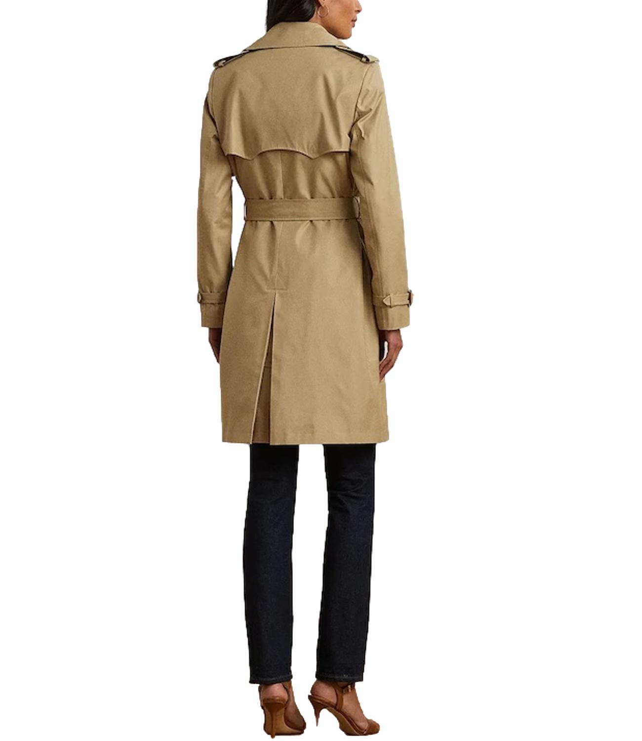 Db Belted Coat Cotton Blend – Beige