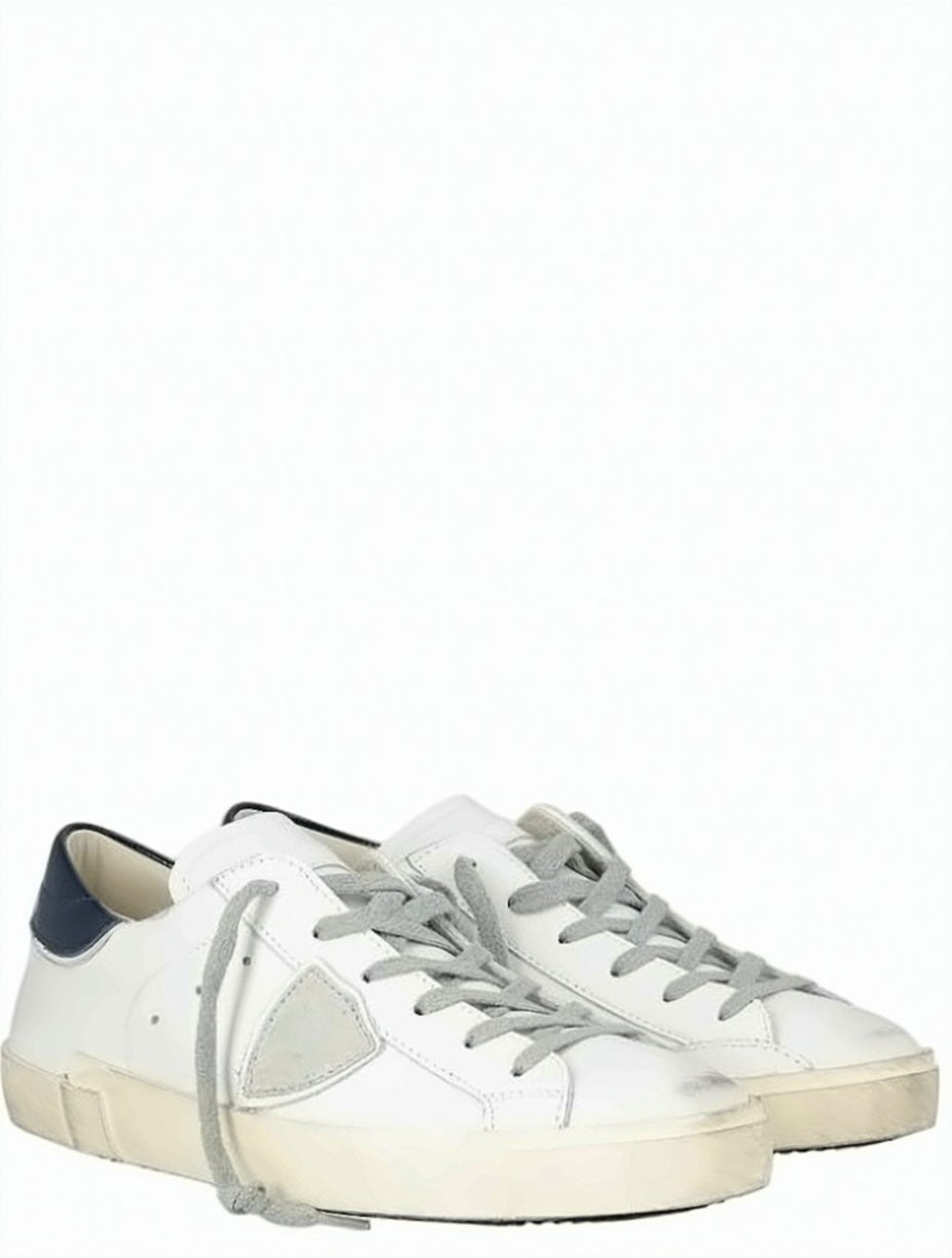 Prsx Low Calfskin Lace Up Sneakers